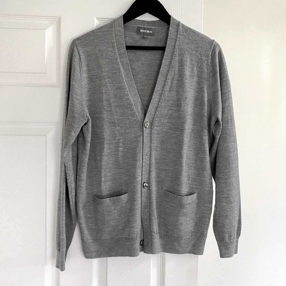 Bonobos 100% Wool Cardigan